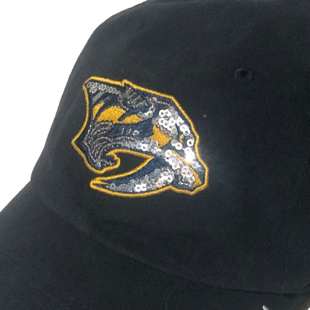 Nashville Predators Sequined Baseball Cap - Picture 3 of 11
